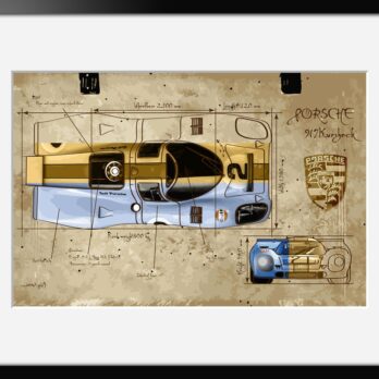 BLUE PORSCHE 917