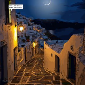 Santorin night